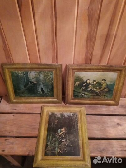 Художественное паспарту с репродукцией