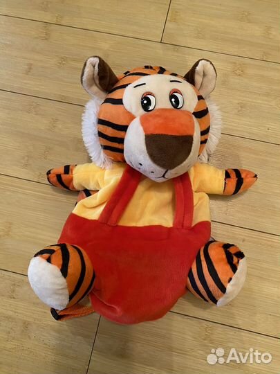 Рюкзак детский тигр, одеяло плед зайка