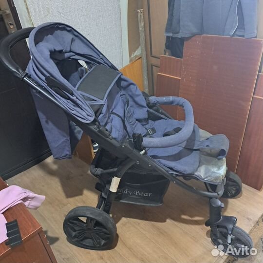 Прогулочная коляска с перекидной ручкой бу