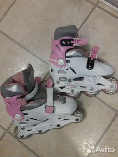 Коньки хокейные-роликовые детские раздвижные 29-32