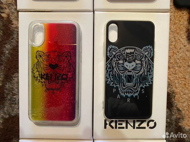 Новые чехлы для iPhone Kenzo и Off-White оригинал