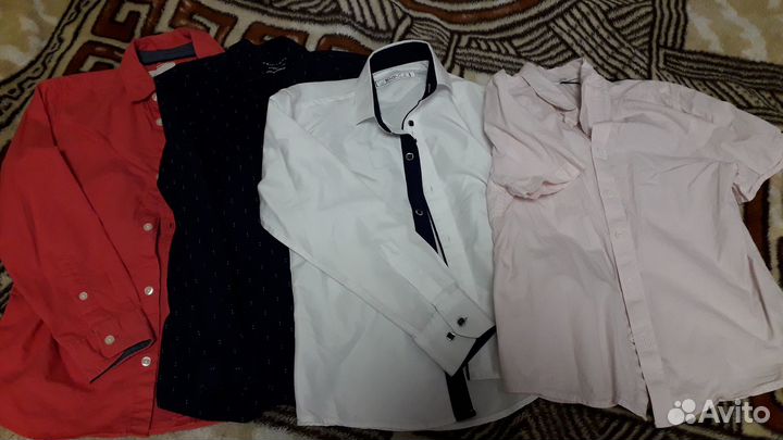 Рубашки пакетом на мальчика на рост 122-128 HM