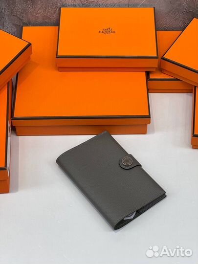 Обложка на паспорт Hermes R.M.S серая