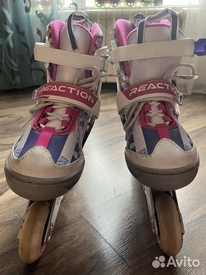 Коньки роликовые детские Reaction р.31-36