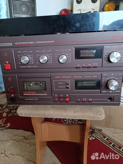 Катушечный магнитофон, романтика 222