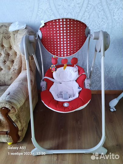 Электронная качель