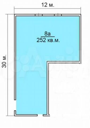 Теплый склад/производство. 252 м². 1 этаж. Пандус