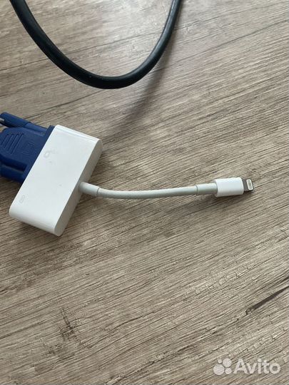Адаптер Apple Lightning to VGA Adapter White