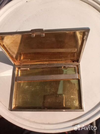 Портсигар серебряный