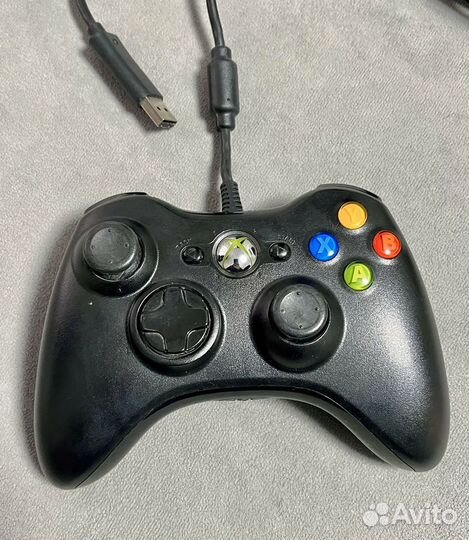 Джойстик xbox 360 оригинальный проводной