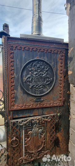 Мангал с коптилкой