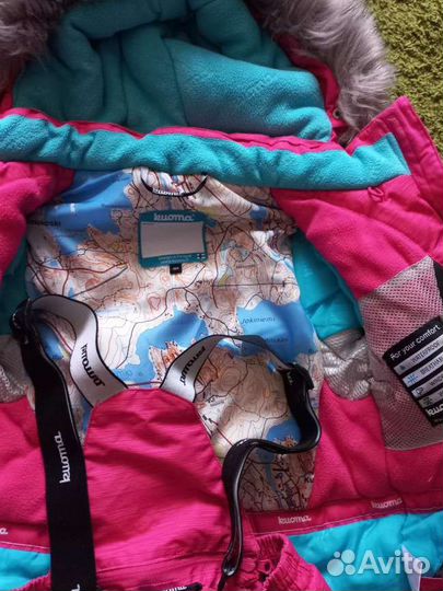 Зимний костюм для девочки 104