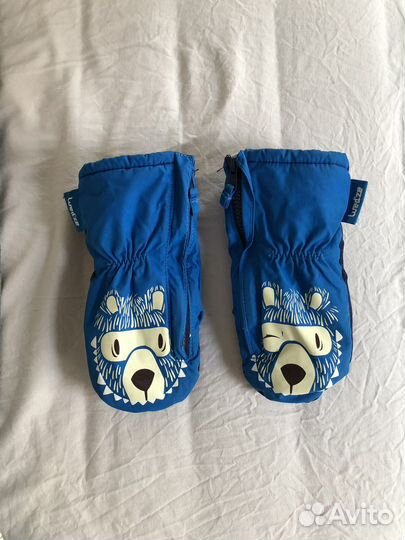 Варежки теплые декатлон