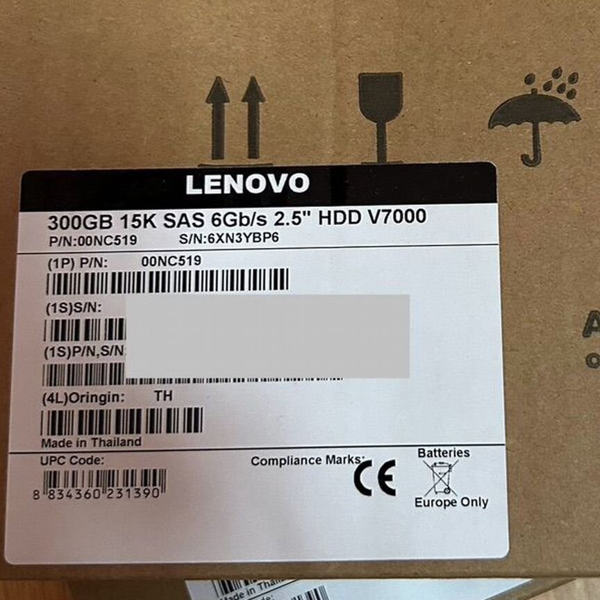 [00NC519] Жесткий Диск Lenovo 300gbv7000