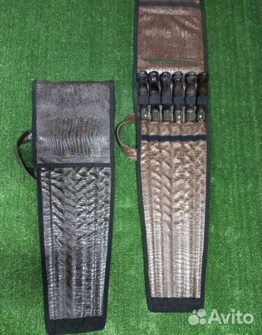 Шaмпура с деревяннoй ручкой в чехле