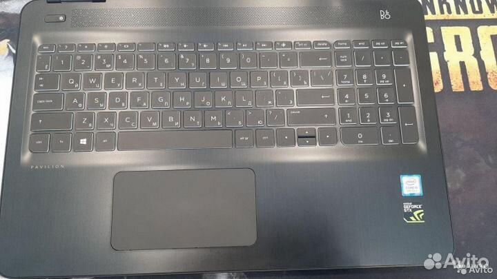 Игровой Hp 8 Ядерный + GTX 1050-4GB 15.6 IPS FHD