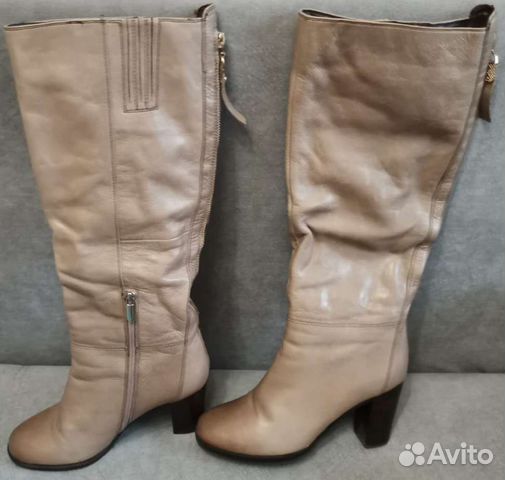 Сапоги зимние натуральная кожа 40