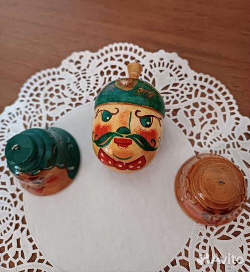 Колокольчики деревянные расписные.Сувениры