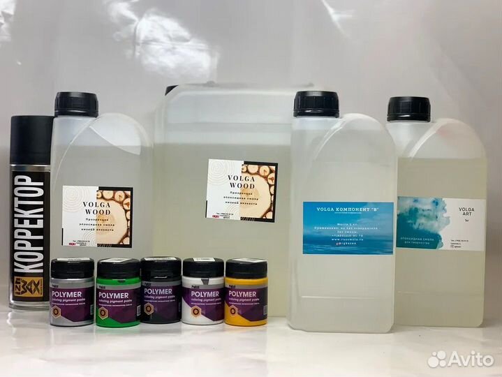 Эпоксидная смола Декоративная прозрачная