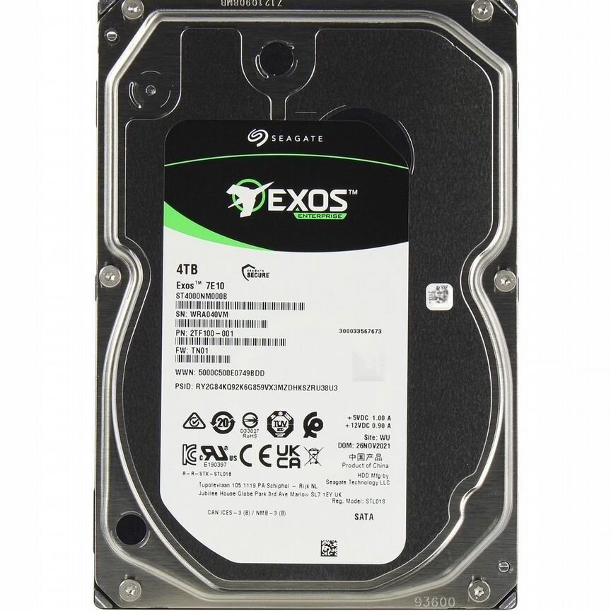 [ST4000NM000B] Жесткий Диск Seagate 4tb Sata3 3,5" St4000nm000b