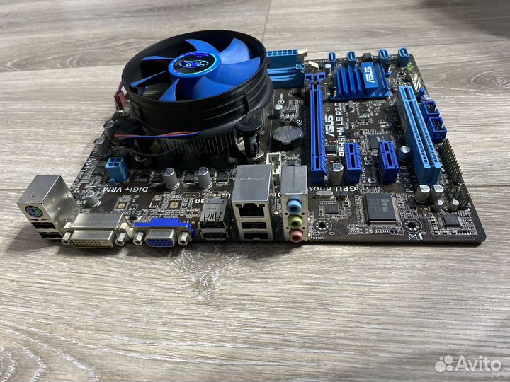 Комплект: asus P8H61-M LE R2.0, G645, охлаждение