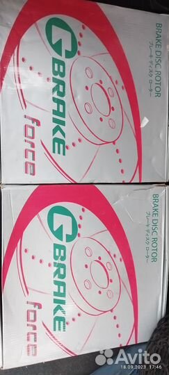 Тормозные диски передние GFR-20630R/GFR-20630L