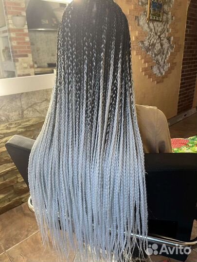 Афрокосички с канекалонами