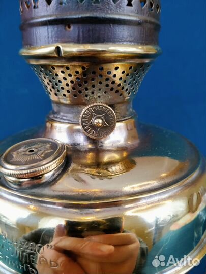 Старинная керосиновая лампа Чудо