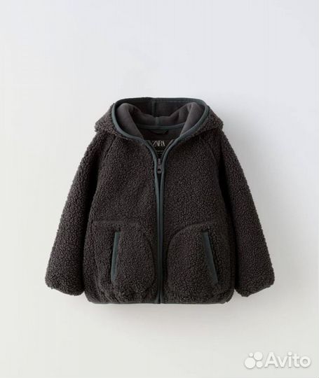 Куртка толстовка барашек детская Zara оригинал