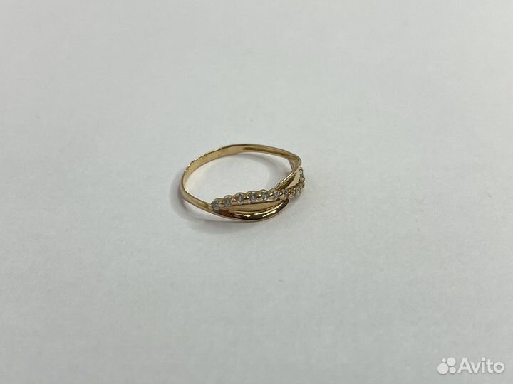 Кольцо золотое с\к 585 17.5 р-р