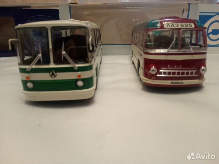 Модели автобусов 1:43 лазы