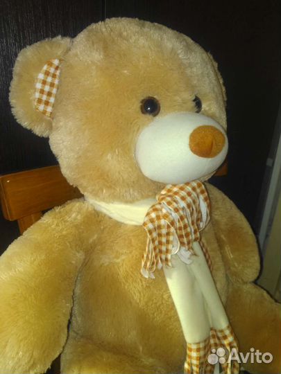 Большой,плюшевый медведь(новый/70см)
