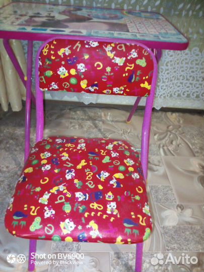 Развивающий стол со стулом Маша Медведь