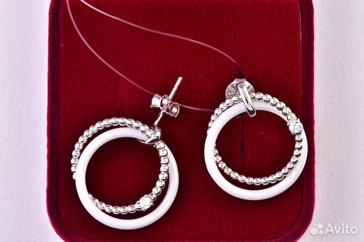 Серьги серебряные