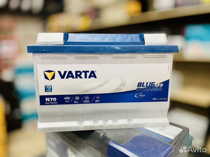 Аккумулятор Varta Blue Dynamic 70 A/h EFB
