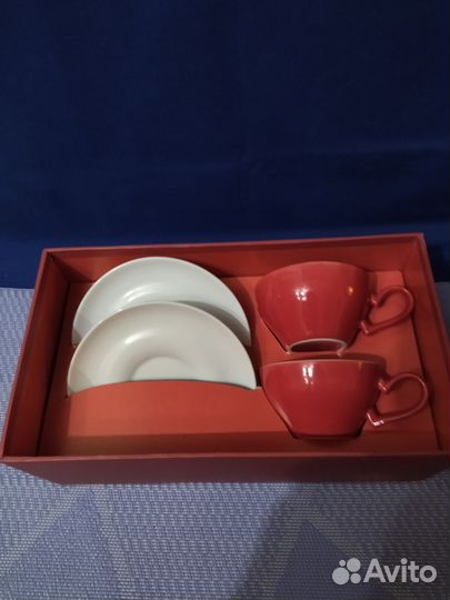 Новый подарочный Набор кофейных пар фарфор
