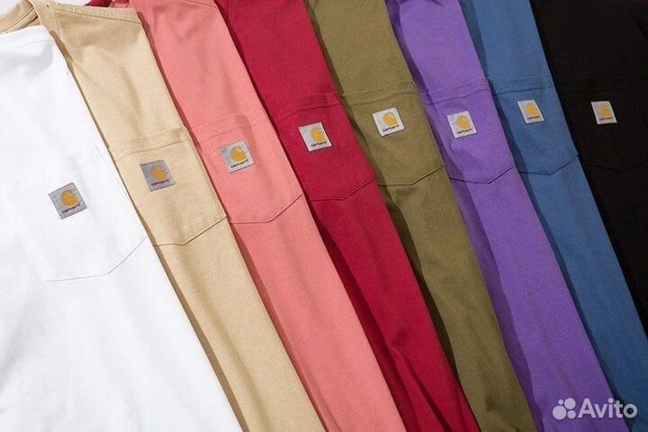 Футболка Carhartt pocket хаки