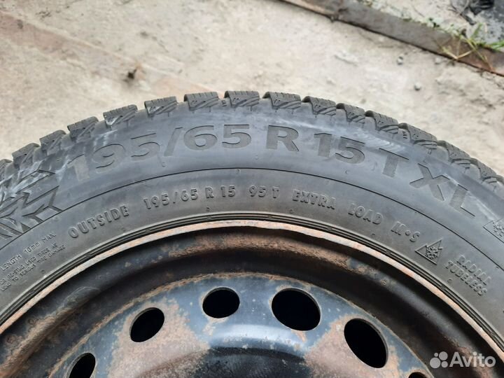 R15 Continental IceContact 2 195/65, PCD 5x114.3 DIA 66.1