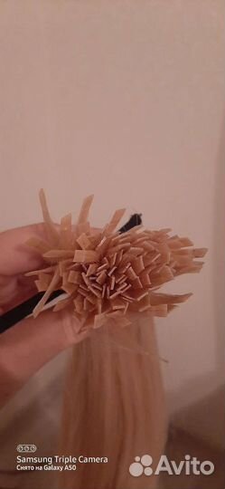 Волосы на капсулах