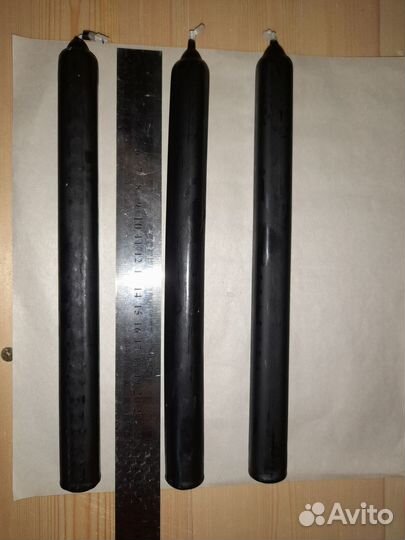 Черные свечи, парафин