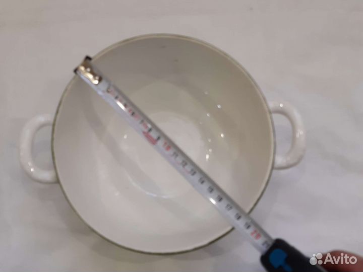 Супница, полоскательница РСФСР сибфарфор Хайта