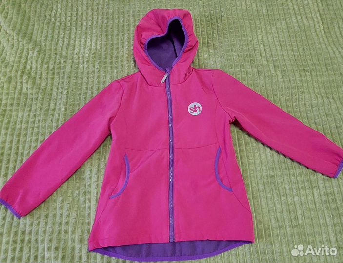 Куртка softshell р.128 для девочки