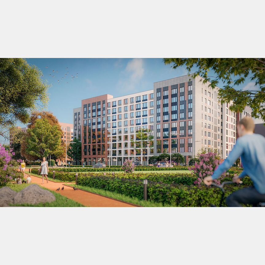 Квартира-студия, 27,2 м², 9/9 эт.