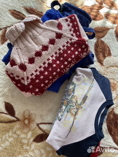 Пакет вещей мальчик 1/2 года