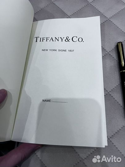 Блокнот tiffany с ручкой