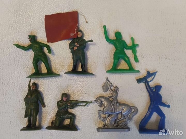 Солдатики Робозвери Оловянные Пластик СССР