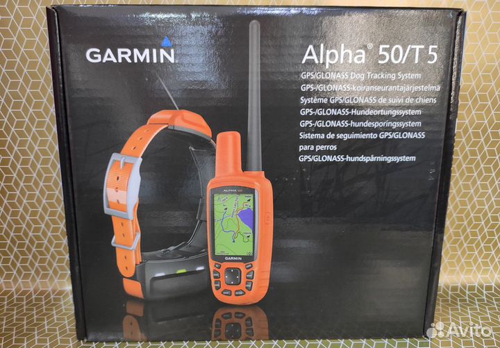 Навигатор Garmin Alpha 50 ошейник Т5 европа