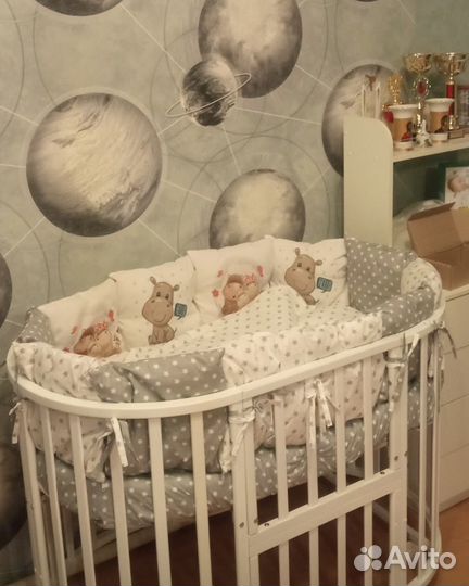 Комплект в детскую кроватку бортики