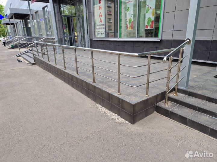 Поручни из нержавеющей стали