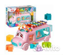 Игрушка-сортер разв.пласт. АВТОБУС, Bondibon, с кс